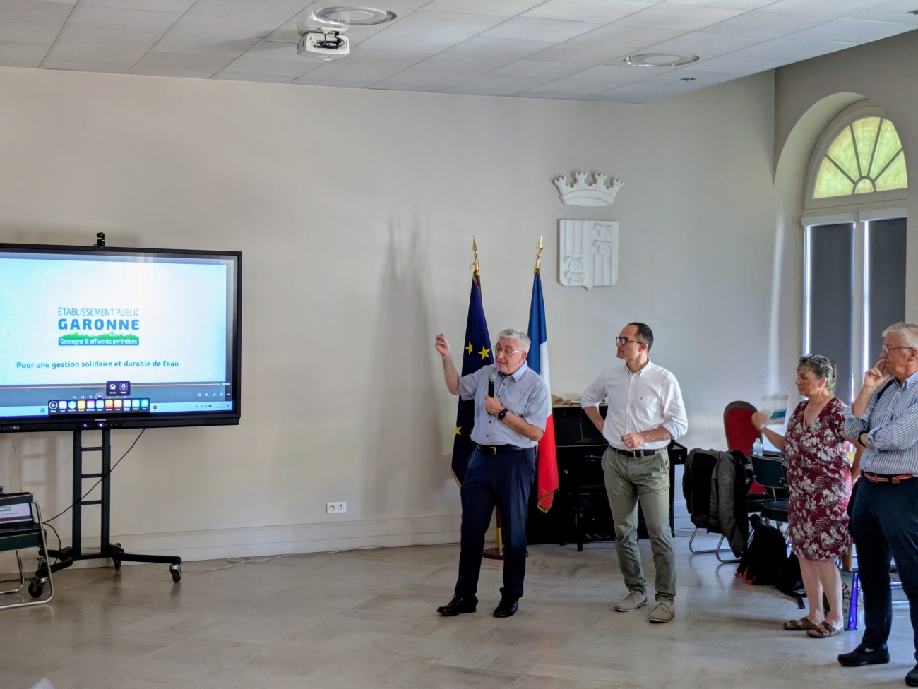 Hervé Gillé lors de l'atelier de sensibilisation - CG6
